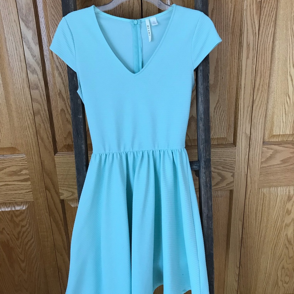 Blue dress